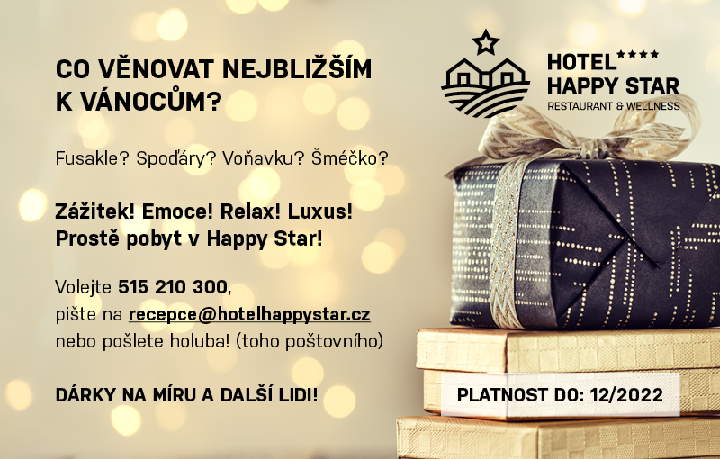 Dárkové poukazy v prodeji
